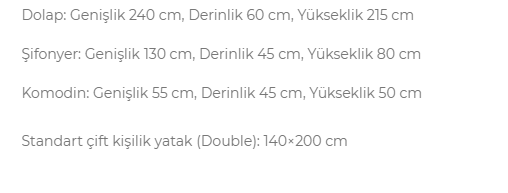 Lulya Yatak Odası Takımı